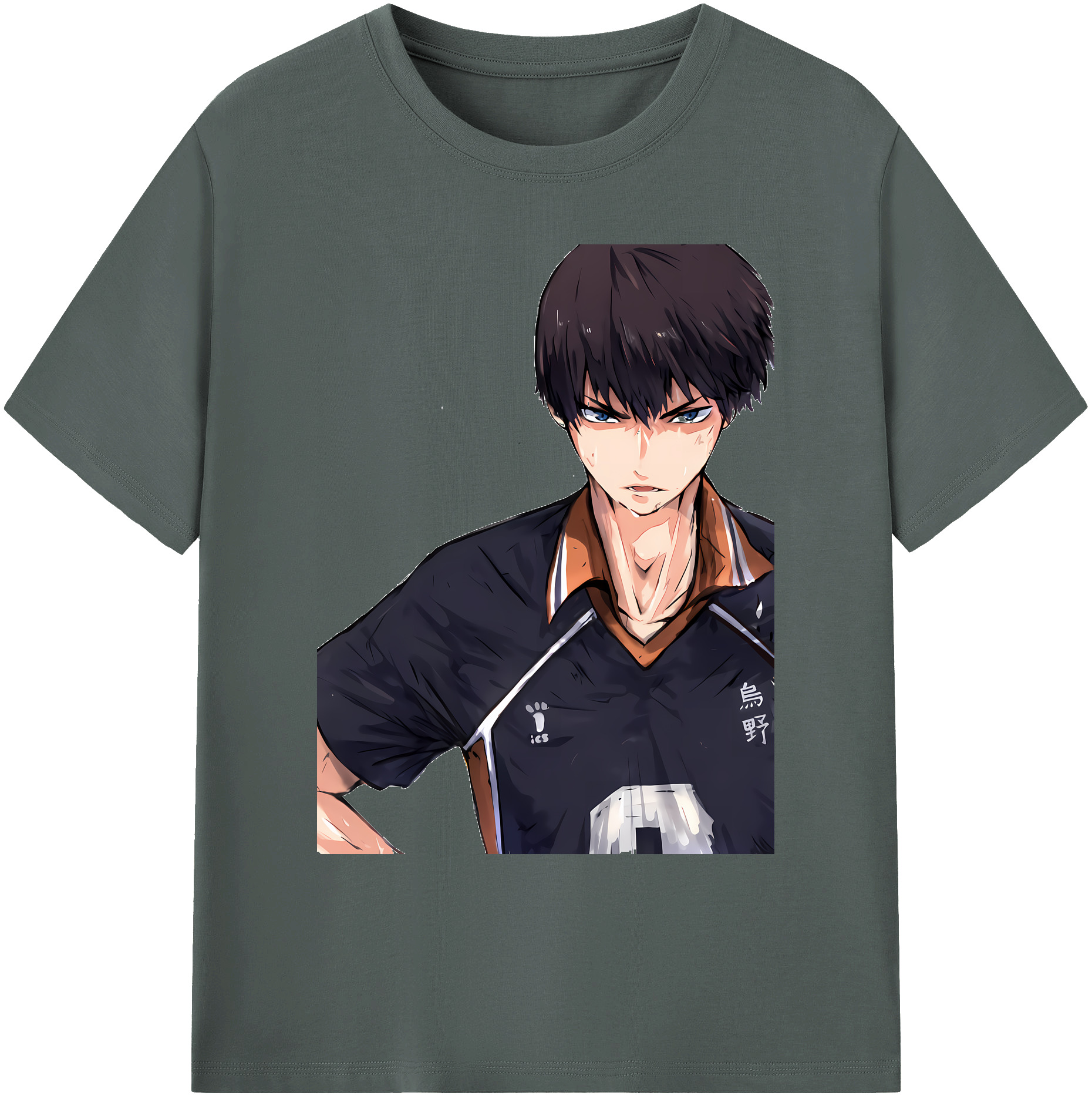 （画像用） ハイキュー!! Haikyu!! 綿100％ メンズ半袖Tシャツ｜肌触りやわらか＆通気性